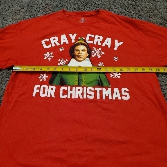 ELF Cray Cray for Christmas Tshirt - Picture 4 of 7